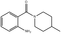 2-[(4-甲基哌啶-1-基)羰基]苯胺 结构式
