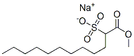 2-硫代十二烷酸-1-甲酯钠 结构式