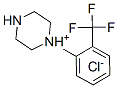 1-[2-(三氟甲基)苯基]哌嗪盐酸盐 结构式