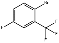 2-溴-5-氟三氟甲苯 结构式