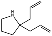 2,2-二烯丙基吡咯烷 结构式
