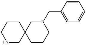 2-BENZYL-2,8-DIAZA-SPIRO[5.5]UNDECANE 结构式