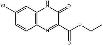 ETHYL 6-CHLORO-3-OXO-3,4-DIHYDROQUINOXALINE-2-CARBOXYLATE 结构式
