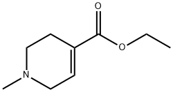 1-甲基-1,2,3,6-四氢吡啶-4-羧酸乙酯 结构式
