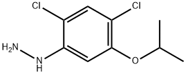 2,4-二氯-5-异丙氧基苯肼 结构式
