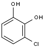 3-氯邻苯二酚 结构式