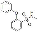 N-methyl-2-phenoxybenzenesulphonamide 结构式