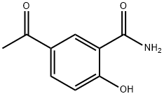 5-乙酰基水杨酰胺 结构式