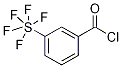 3-(五氟硫代)苯甲酰氯 结构式