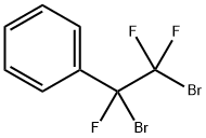 1,2-DIBROMO-1,2,2-TRIFLUORO-1-PHENYLETHANE 结构式