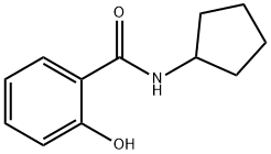 N-环戊基-2-羟基苯甲酰胺 结构式