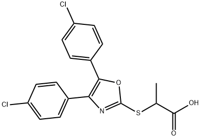 硫恶洛芬 结构式