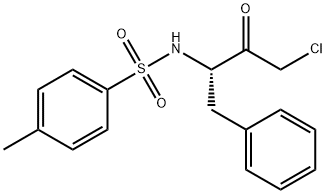 L-1,4'-甲基磺酰基-2-苯基乙基氯甲基酮 结构式