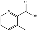 3-甲基-2-吡啶甲酸 结构式