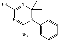 1,6-Dihydro-6,6-dimethyl-1-phenyl-s-triazine-2,4-diamine 结构式