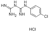 1-(4-氯苯基)双胍盐酸盐 结构式