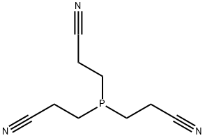 三(2-氰乙基)膦 结构式