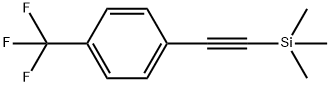 1-[(三甲基甲硅烷基)乙炔基]-4-(三氟甲基)苯 结构式