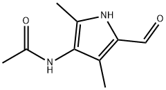 Acetamide, N-(5-formyl-2,4-dimethyl-1H-pyrrol-3-yl)- (9CI) 结构式