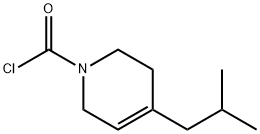 1(2H)-Pyridinecarbonyl chloride, 3,6-dihydro-4-(2-methylpropyl)- (9CI) 结构式