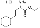 (+)-(S)-2-氨基-4-环己基丁酸乙酯 盐酸盐 结构式