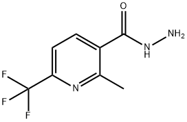 2-甲基-6-三氟甲基烟肼 结构式