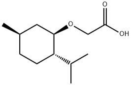 （-）—孟氧基乙酸 结构式