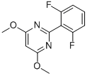 2-(2,6-DIFLUOROPHENYL)-4,6-DIMETHOXYPYRIMIDINE 结构式