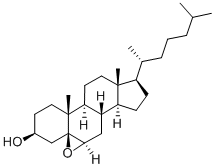 胆固醇5Β,6Β-环氧化物 结构式
