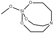 1-Methoxy-2,8,9-trioxa-5-aza-1-silabicyclo[3.3.3]undecane  结构式