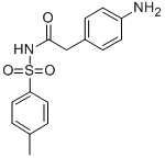 N-[2-(4-AMINO-PHENYL)-ACETYL]-4-METHYL-BENZENESULFONAMIDE 结构式