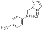 N-(1H-IMIDAZOL-2-YLMETHYL)-BENZENE-1,4-DIAMINE HCL 结构式