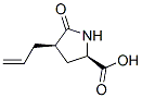 D-Proline, 5-oxo-4-(2-propenyl)-, (4R)- (9CI) 结构式