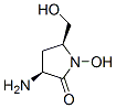 2-Pyrrolidinone, 3-amino-1-hydroxy-5-(hydroxymethyl)-, (3S,5S)- (9CI) 结构式