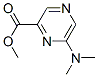 6-(Dimethylamino)pyrazinecarboxylic acid methyl ester 结构式