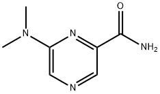 6-(Dimethylamino)pyrazinecarboxamide 结构式
