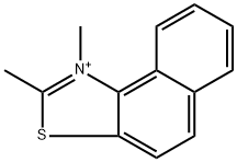 1,2-Dimethylnaphtho[1,2-d]thiazol-3-ium 结构式
