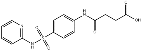 4-oxo-4-[[4-[(2-pyridylamino)sulphonyl]phenyl]amino]butyric acid 结构式