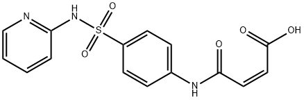 4-oxo-4-[[4-[(2-pyridylamino)sulphonyl]phenyl]amino]isocrotonic acid  结构式