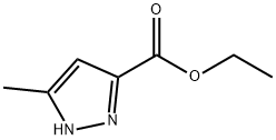3-甲基吡唑-5-甲酸乙酯 结构式