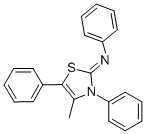 (4-METHYL-3,5-DIPHENYL-3H-THIAZOL-2-YLIDENE)-PHENYL-AMINE 结构式