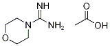 吗啉-4-羧酰亚胺酰胺乙酸盐 结构式