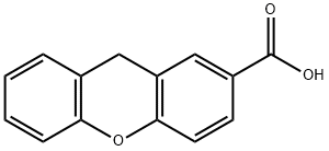 9H-二苯并吡喃-2-羧酸 结构式