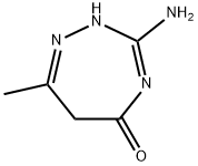 5H-1,2,4-Triazepin-5-one, 3-amino-2,6-dihydro-7-methyl- (9CI) 结构式