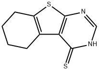 5,6,7,8-四氢苯并[B]噻吩[2,3-B]嘧啶-4(3H)-硫酮 结构式