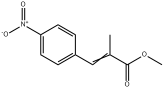 METHYL B-(P-NITROPHENYL)METHACRYLATE 结构式