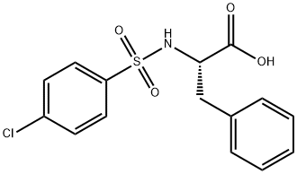 2-(4-氯-苯磺酰基氨基)-3-苯基-丙酸 结构式