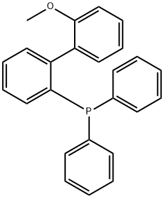2-二苯基膦-2'-甲氧基联苯 结构式