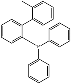 2-二苯基磷-2'-甲基联苯 结构式