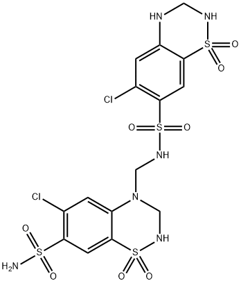氢氯噻嗪杂质C 结构式